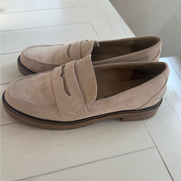 Women’s Tan Suede Loafers - Picture 2 of 3